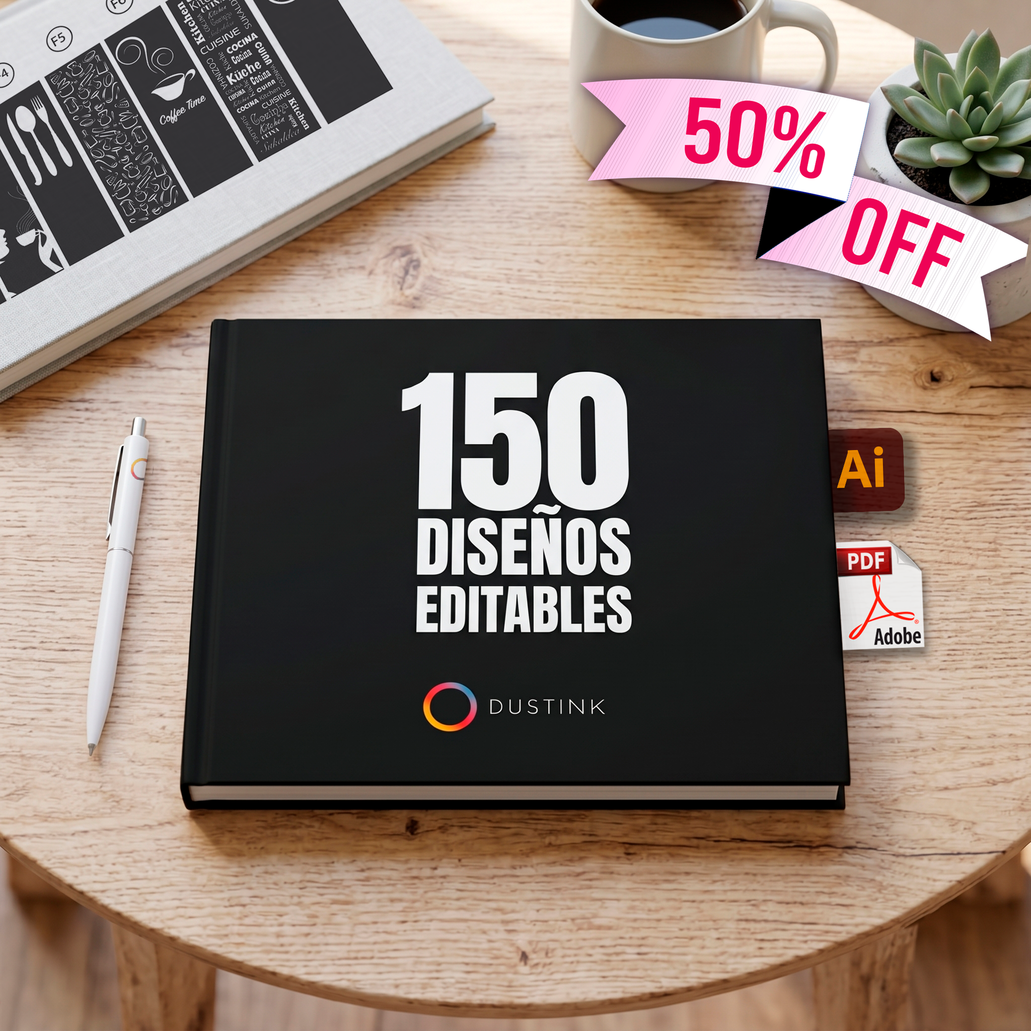+150 Diseños de Empavonados Profesionales (Vector.AI + PDF + Flipbook) + REGALO!!